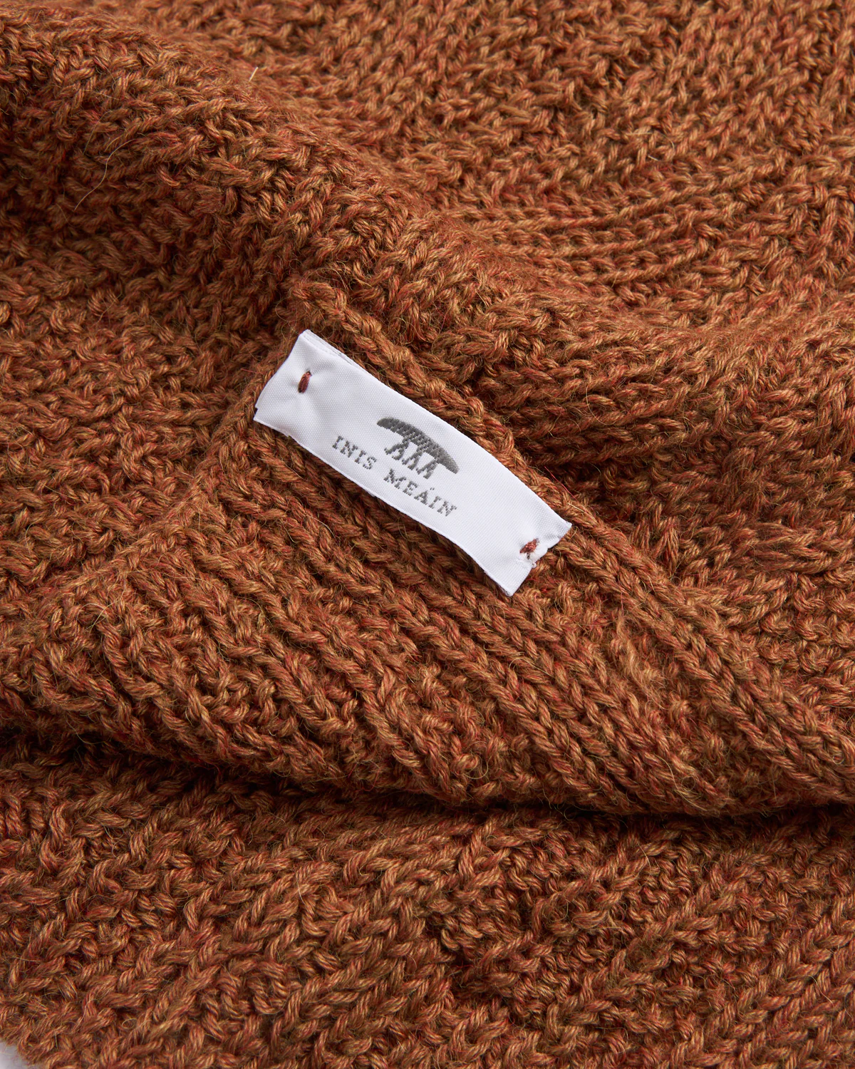 Alpaca Silk Classic Aran Cable Scarf - Image 3