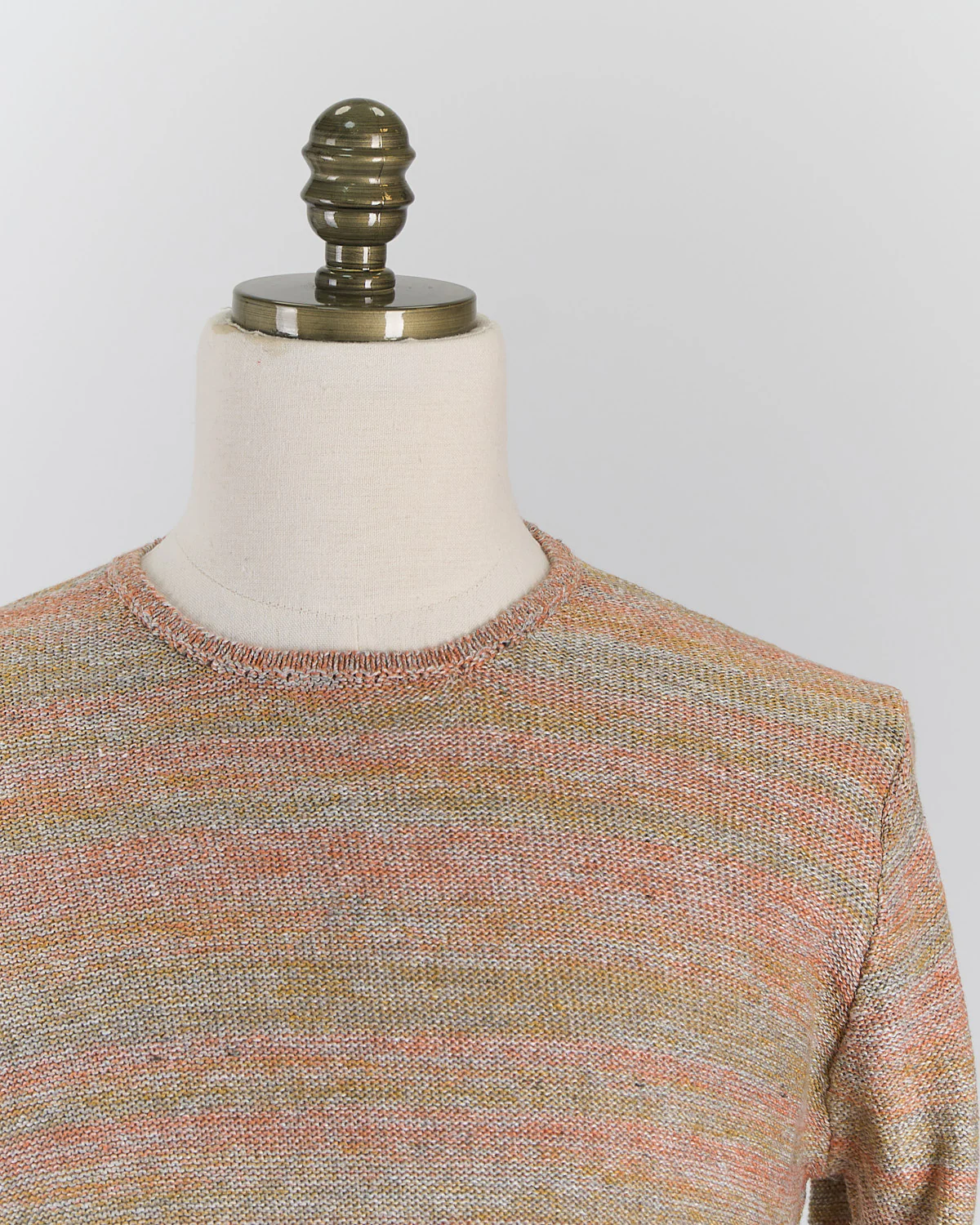 Bun Na Spreire Shadow Multicolour Stripe Linen Crewneck - Image 2