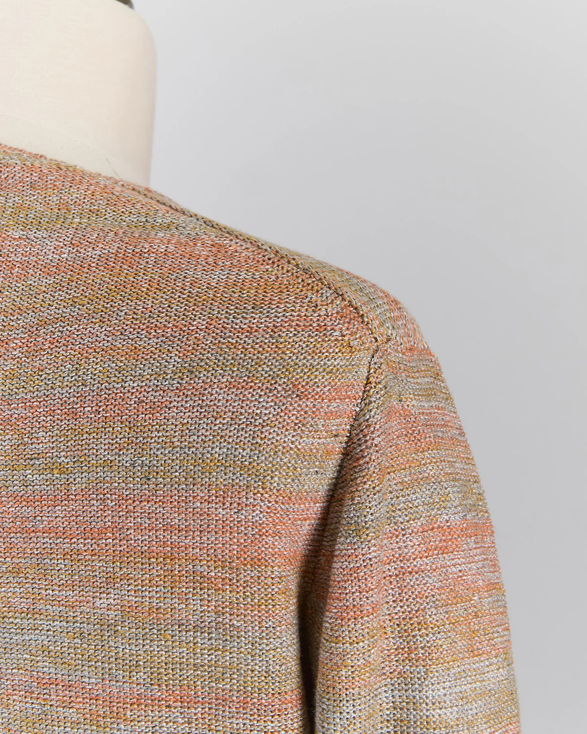 Bun Na Spreire Shadow Multicolour Stripe Linen Crewneck - Image 5