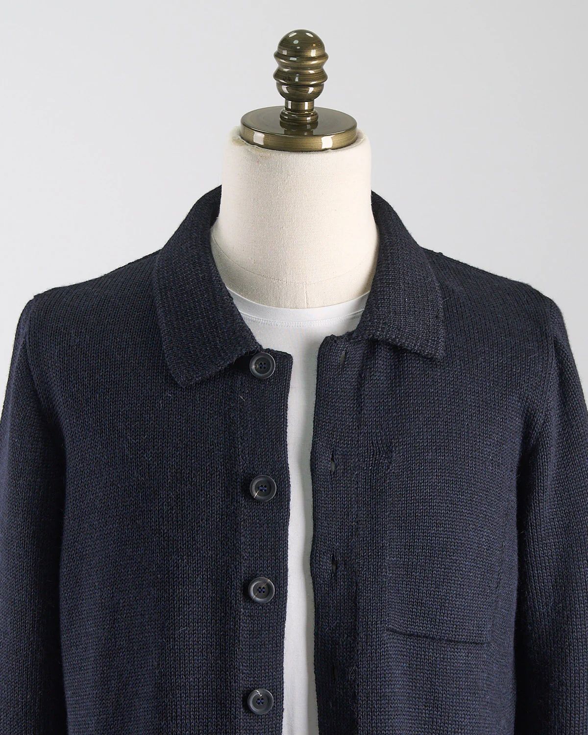 Classic Knit Shirt Jacket - Image 4