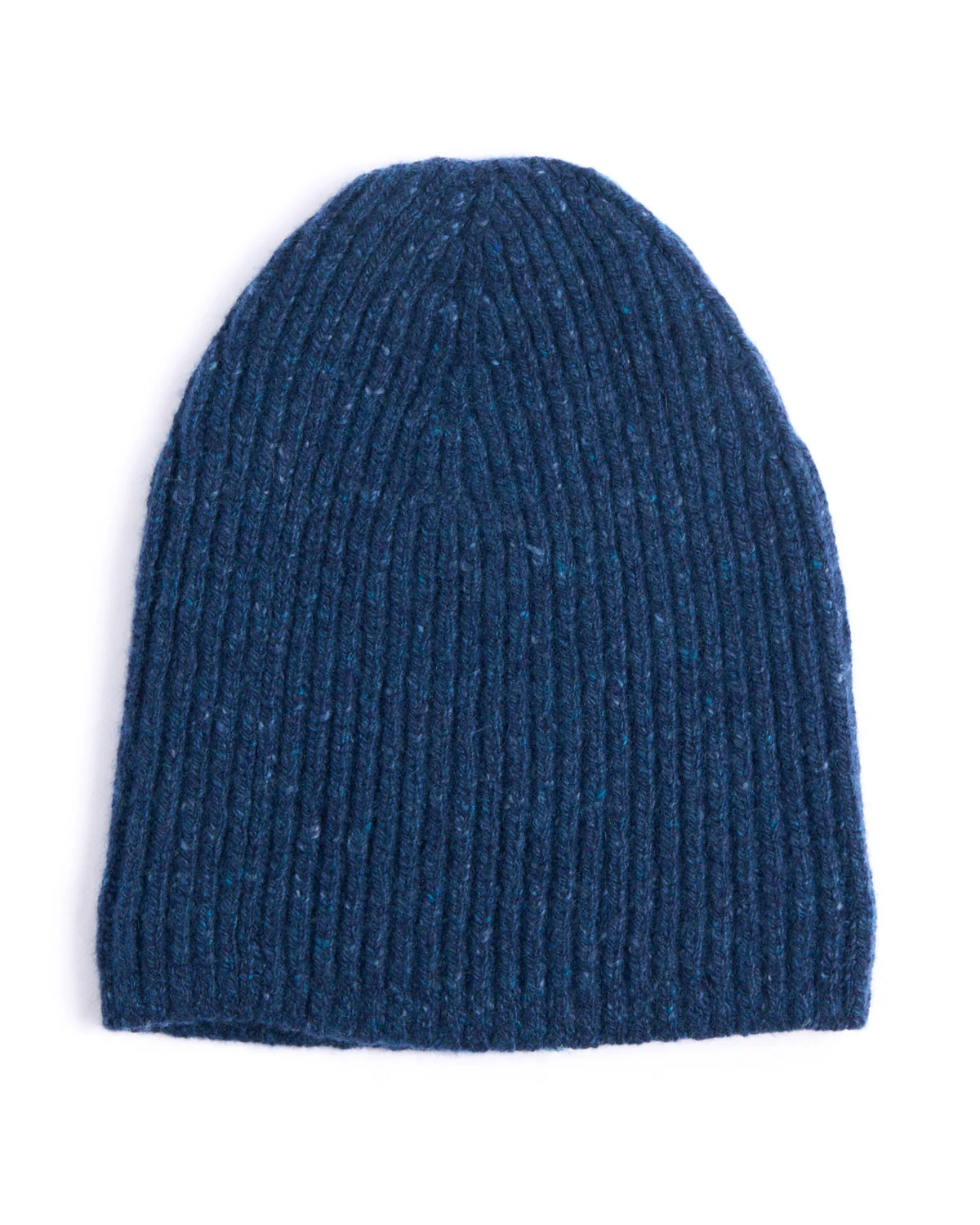 Classic Merino Wool-Cashmere Fisherman Ribbed Hat - Image 3