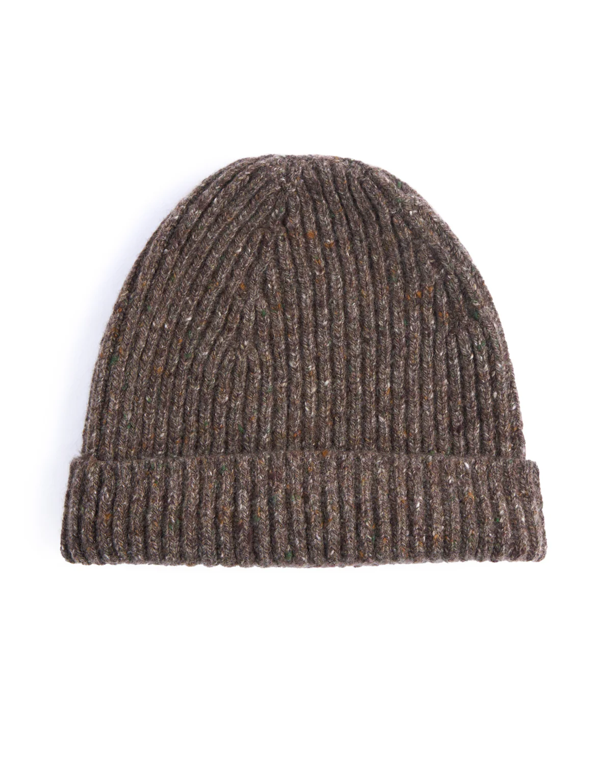 Classic Merino Wool-Cashmere Fisherman Ribbed Hat