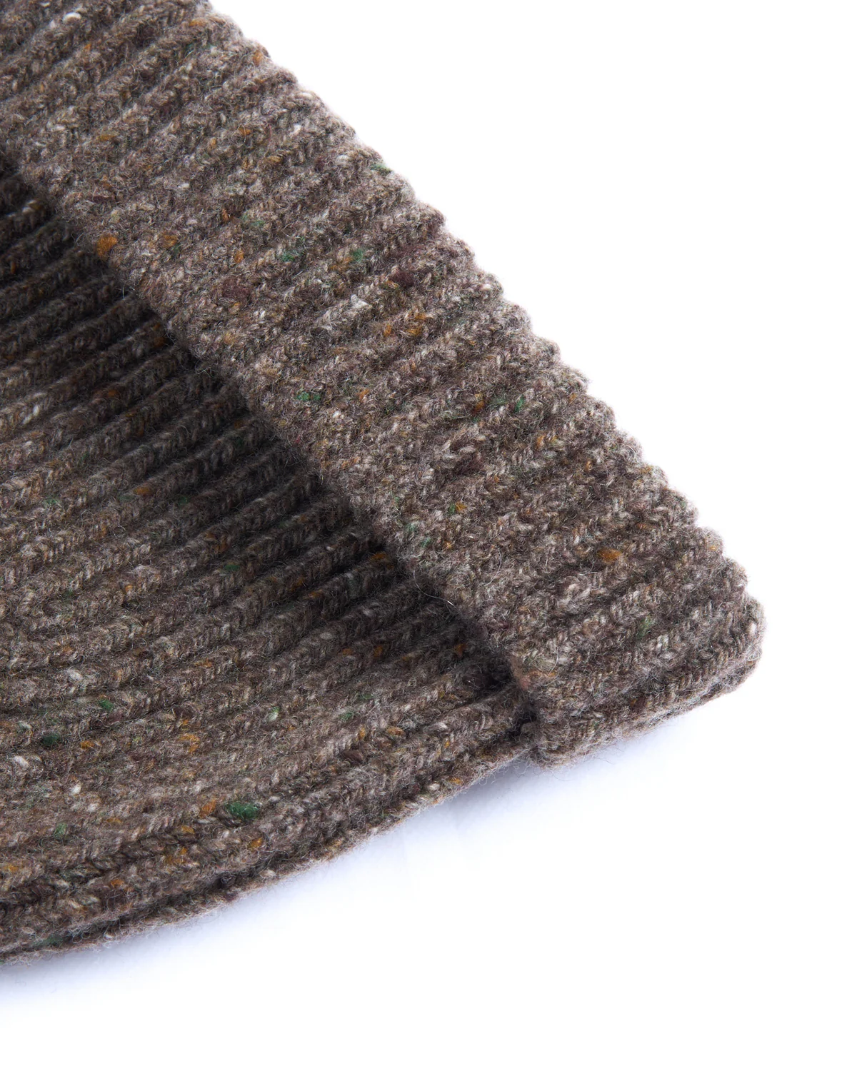 Classic Merino Wool-Cashmere Fisherman Ribbed Hat - Image 2