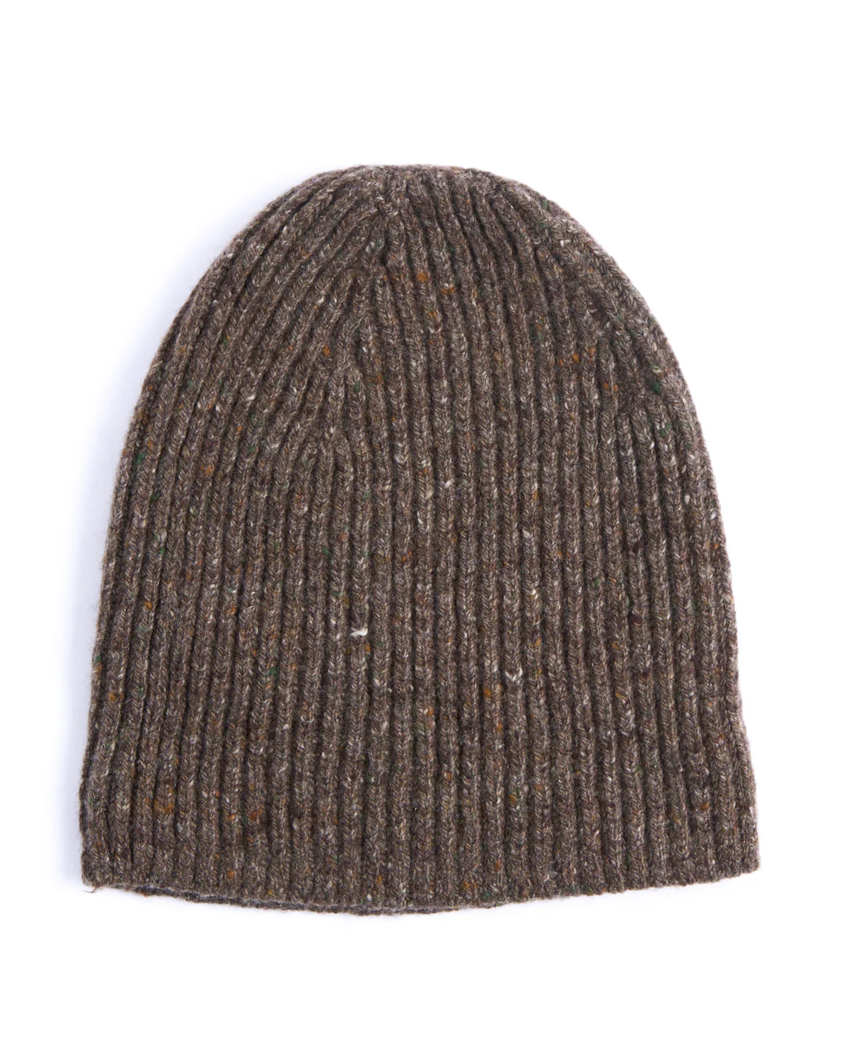 Classic Merino Wool-Cashmere Fisherman Ribbed Hat - Image 3