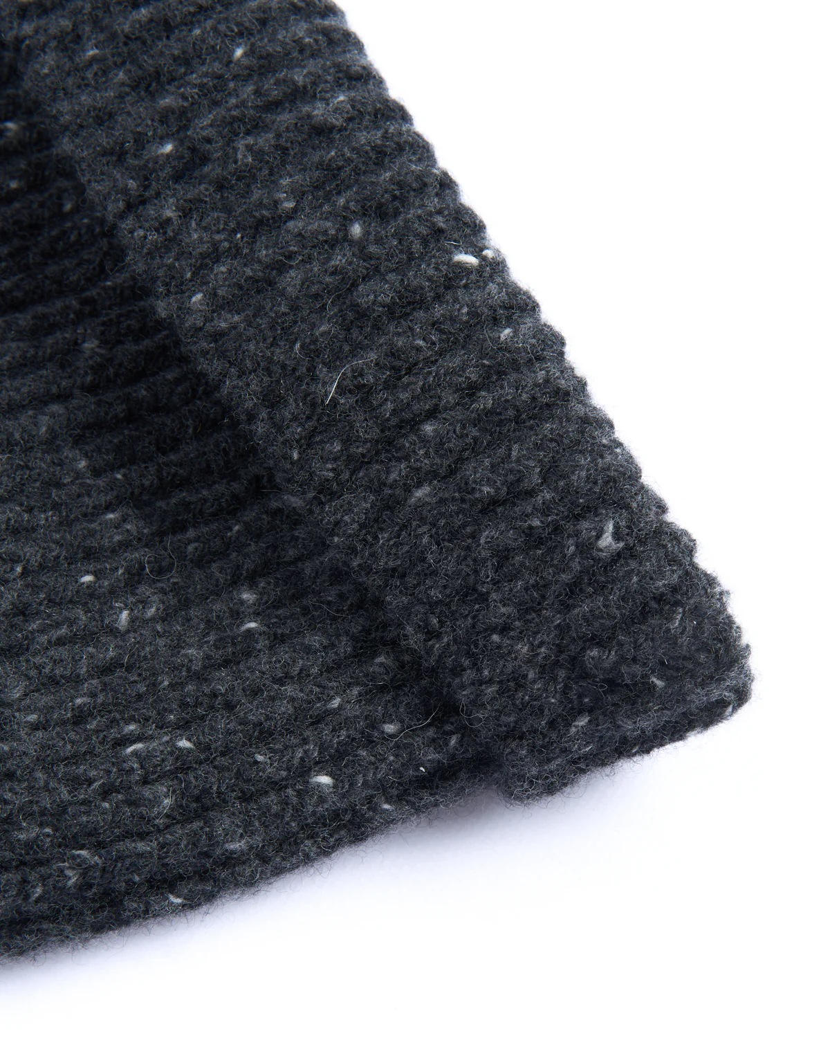 Classic Merino Wool-Cashmere Fisherman Ribbed Hat - Image 2