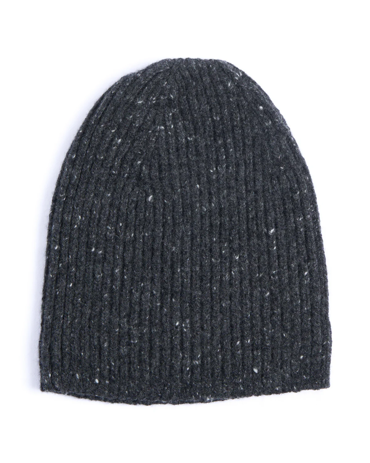 Classic Merino Wool-Cashmere Fisherman Ribbed Hat - Image 3