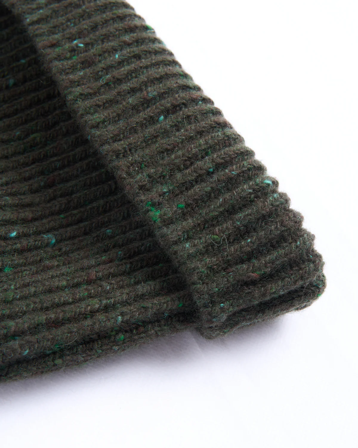 Classic Merino Wool-Cashmere Fisherman Ribbed Hat - Image 2