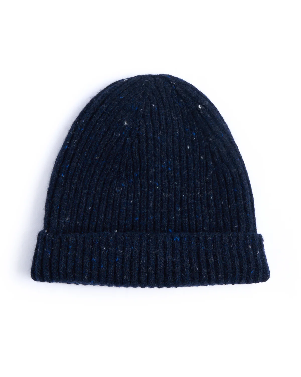 Classic Merino Wool-Cashmere Fisherman Ribbed Hat