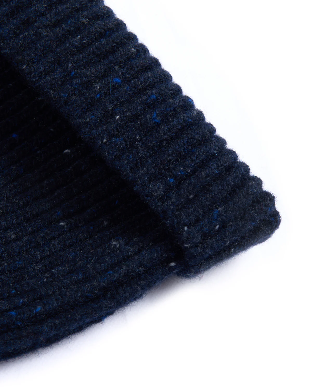 Classic Merino Wool-Cashmere Fisherman Ribbed Hat - Image 2