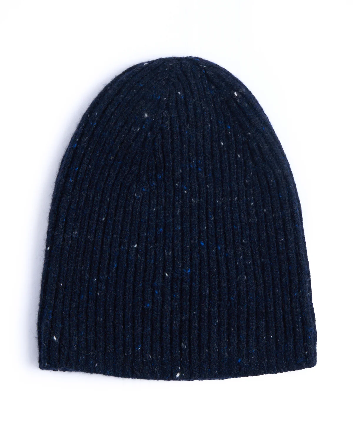 Classic Merino Wool-Cashmere Fisherman Ribbed Hat - Image 3