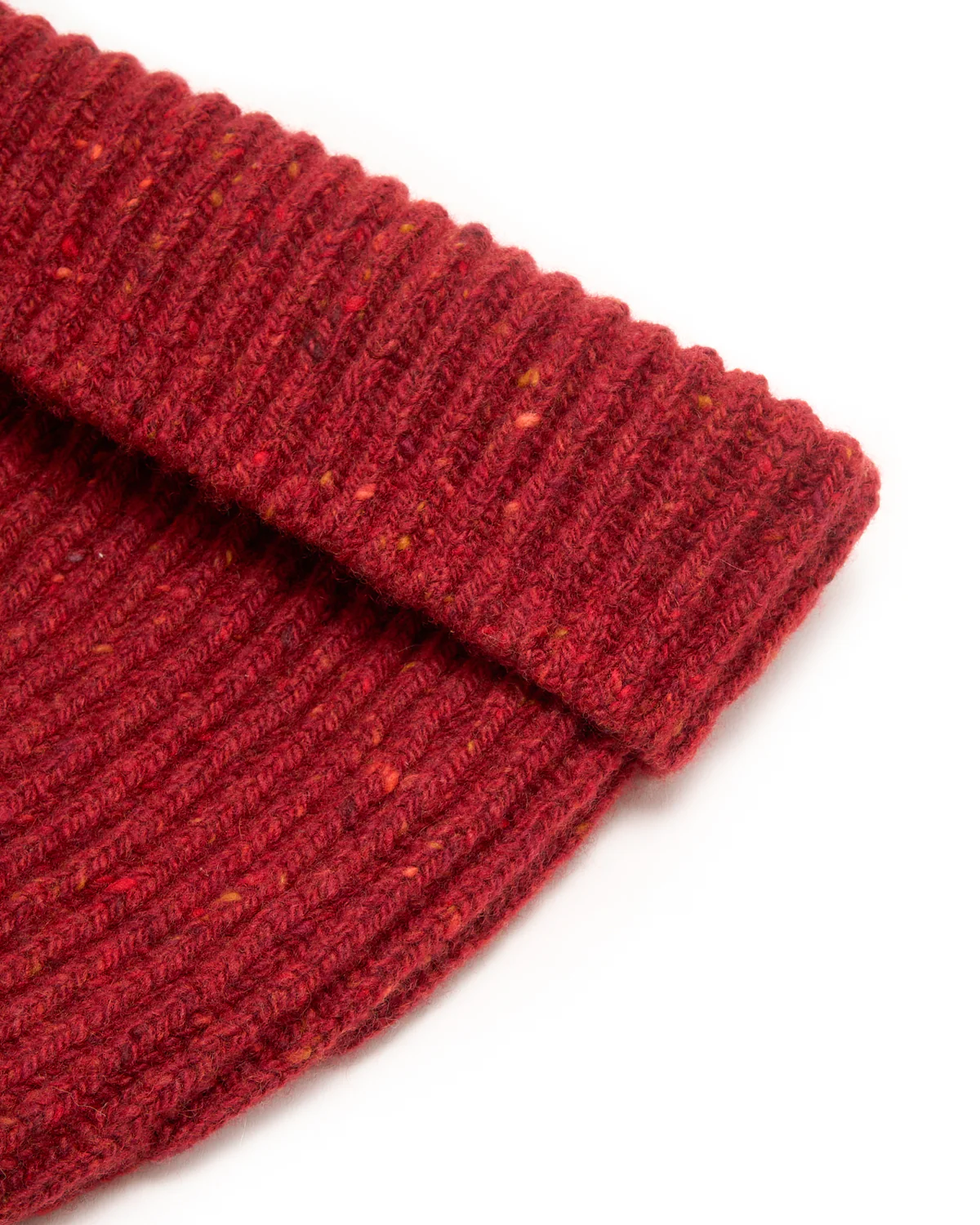 Classic Merino Wool-Cashmere Fisherman Ribbed Hat - Image 2