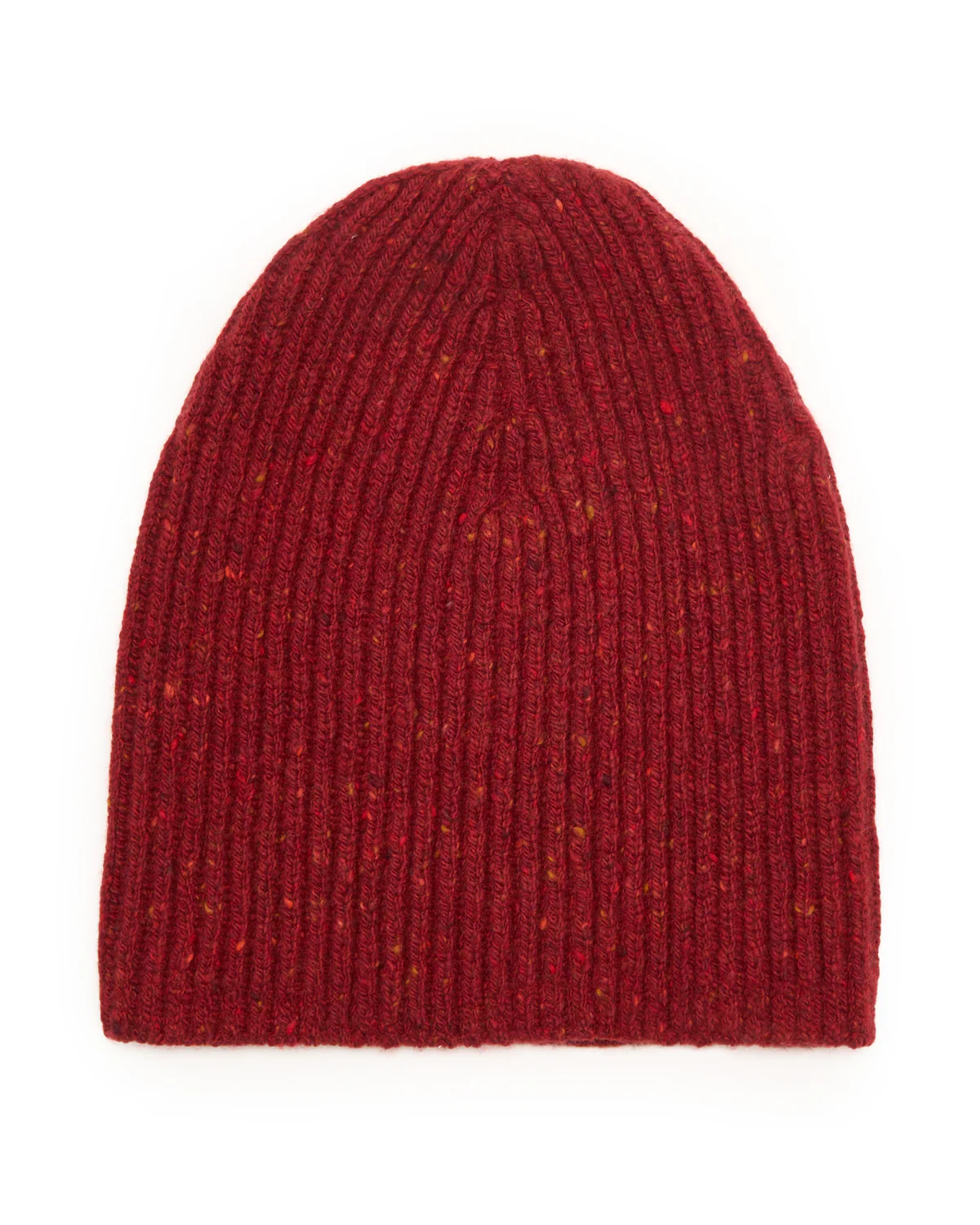 Classic Merino Wool-Cashmere Fisherman Ribbed Hat - Image 3