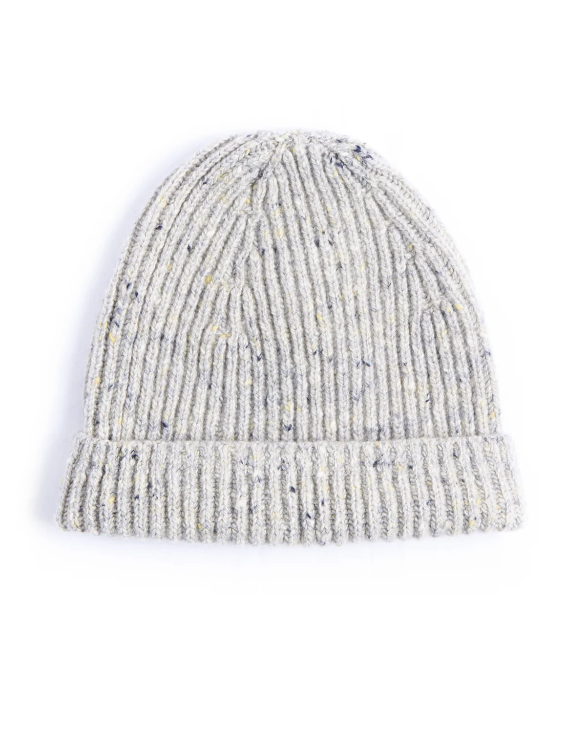 Classic Merino Wool-Cashmere Fisherman Ribbed Hat