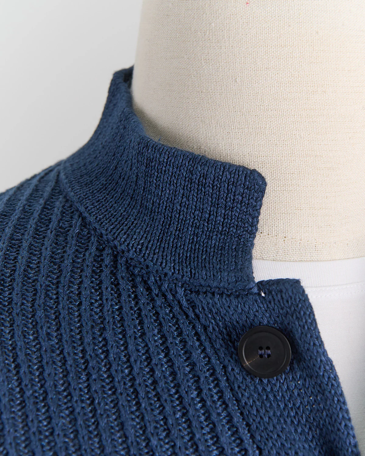 Reverse Linen Boatbuilder Jacket Sweater - Image 2