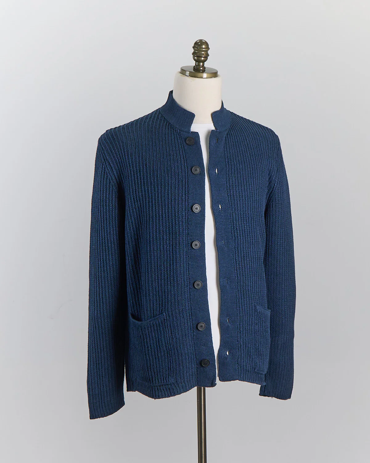 Reverse Linen Boatbuilder Jacket Sweater - Image 3