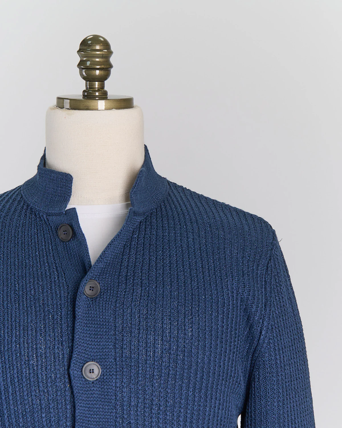 Reverse Linen Boatbuilder Jacket Sweater - Image 4