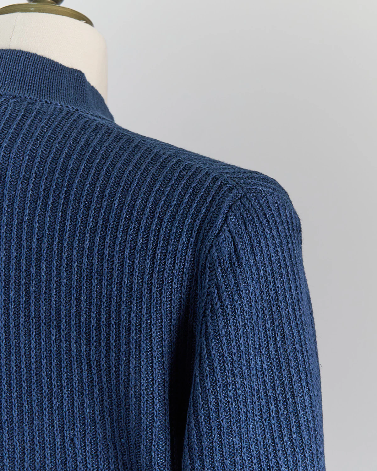 Reverse Linen Boatbuilder Jacket Sweater - Image 7
