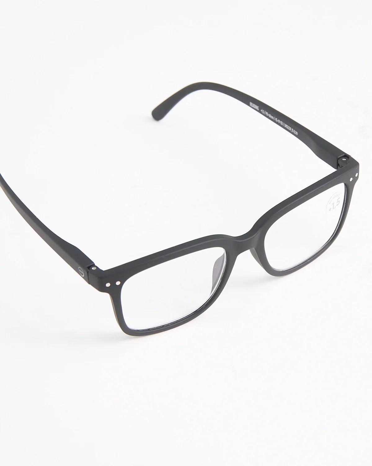 Black ''Rectangle' Reading Glasses - Image 4