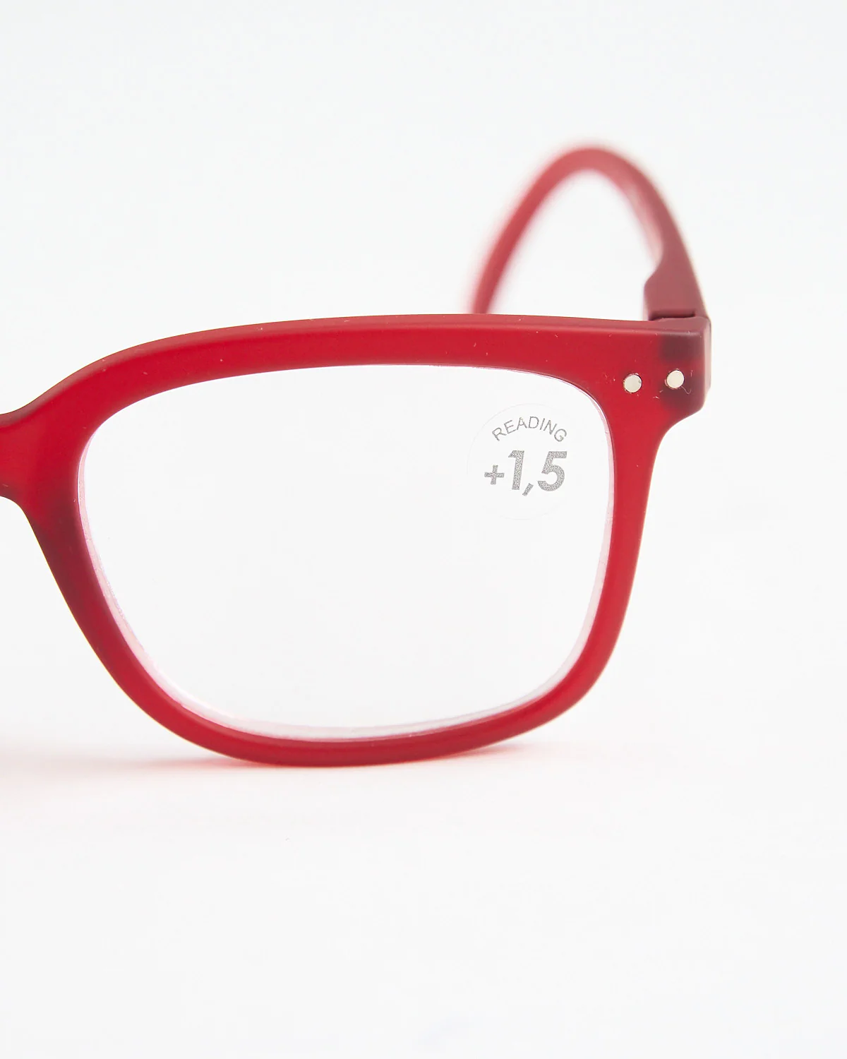 Red ''Rectangle' Reading Glasses - Image 3