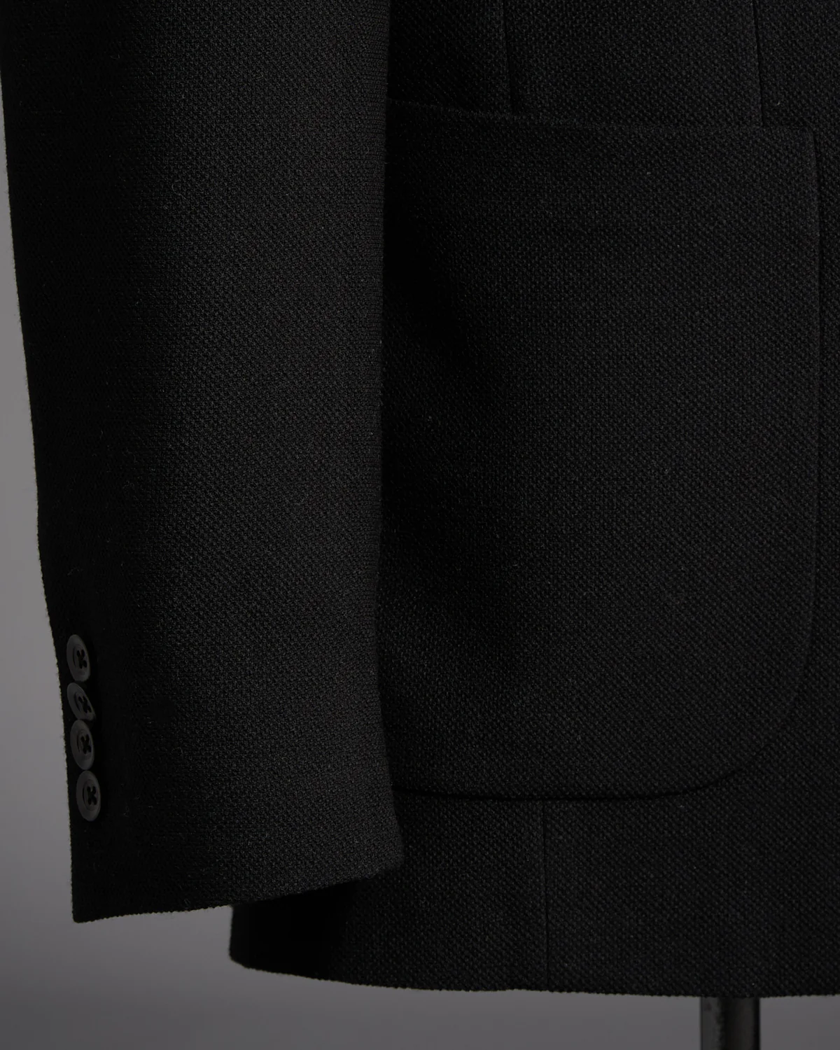 Black Hopsack Comfortwear 'Hampton' Fit Blazer - Image 4