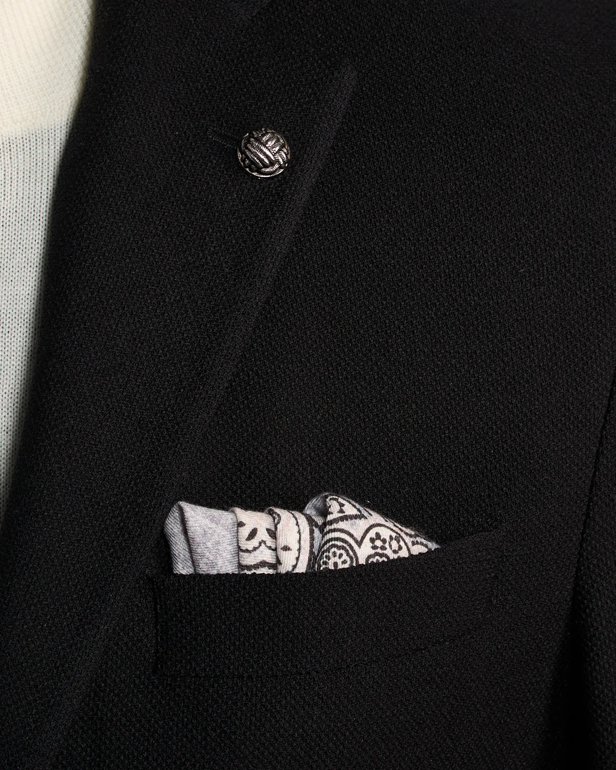 Black Hopsack Comfortwear 'Hampton' Fit Blazer - Image 7