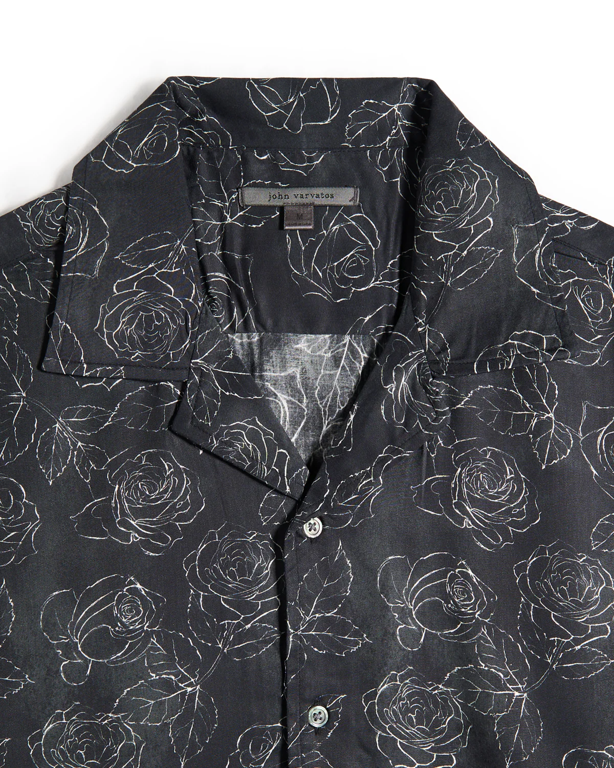 Dan Ss Floral Print Camp Collar Shirt - Image 2