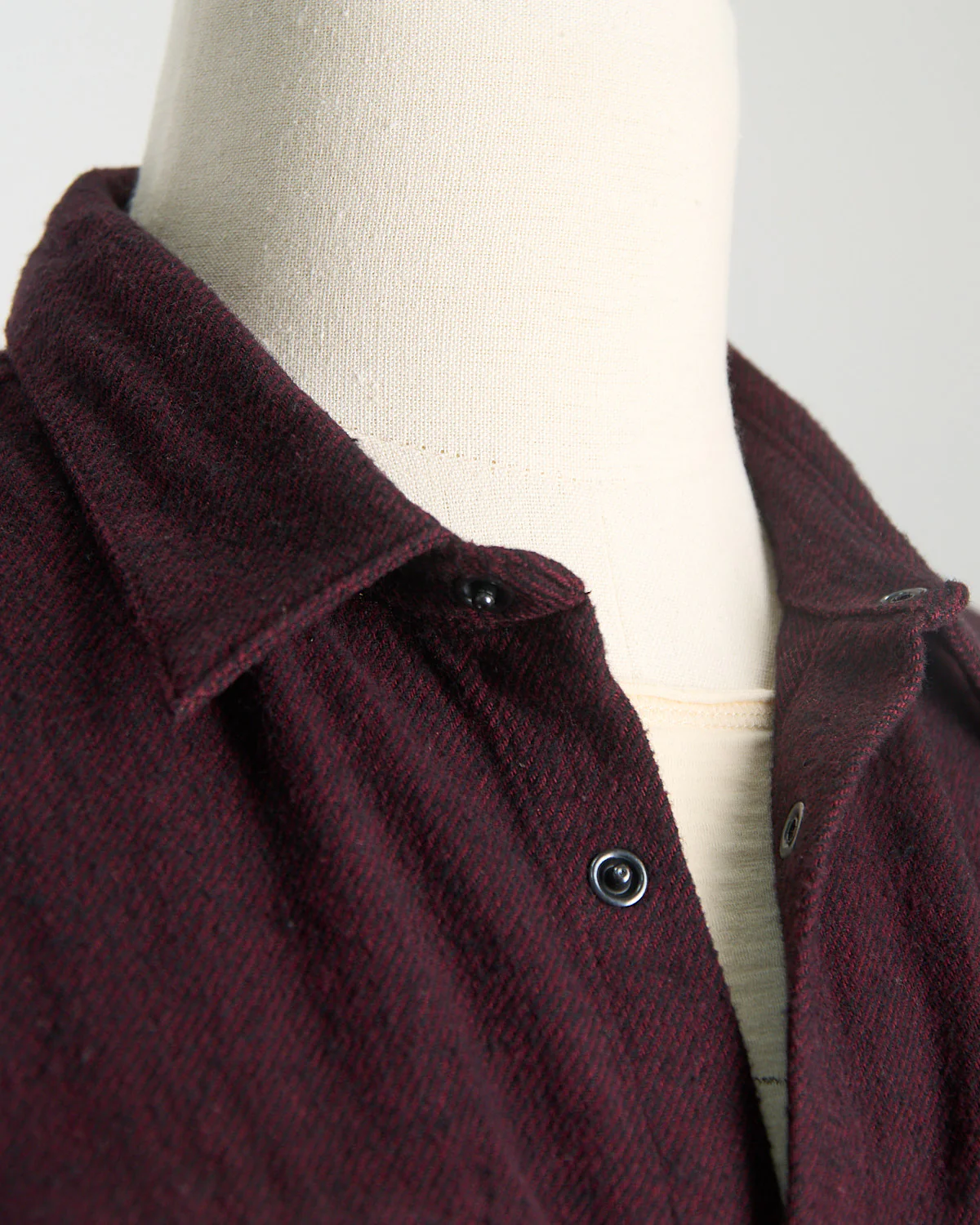Dario Shirt In Brushed Melange Twill - Image 4