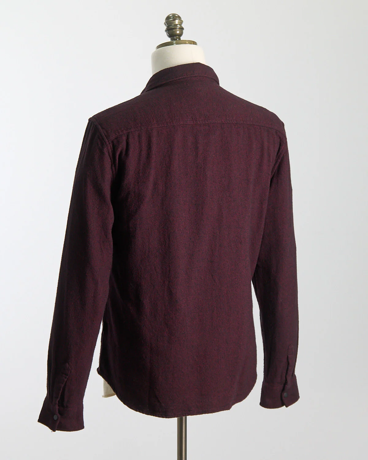 Dario Shirt In Brushed Melange Twill - Image 9
