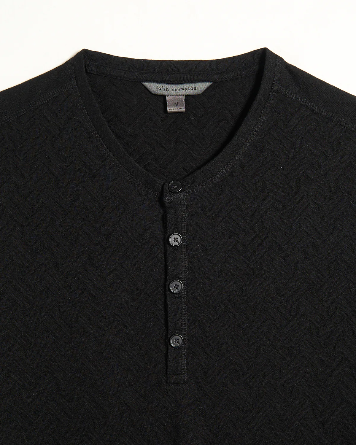 Elm Ss Textured Henley - Image 2