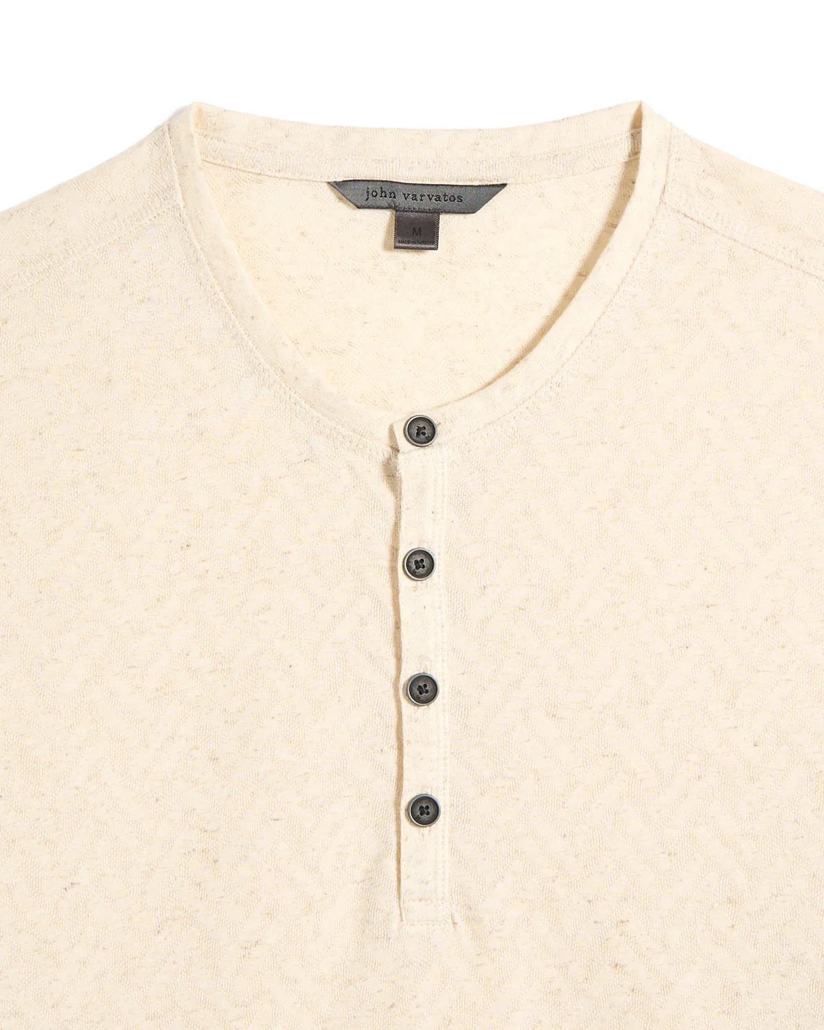Elm Ss Textured Henley - Image 2