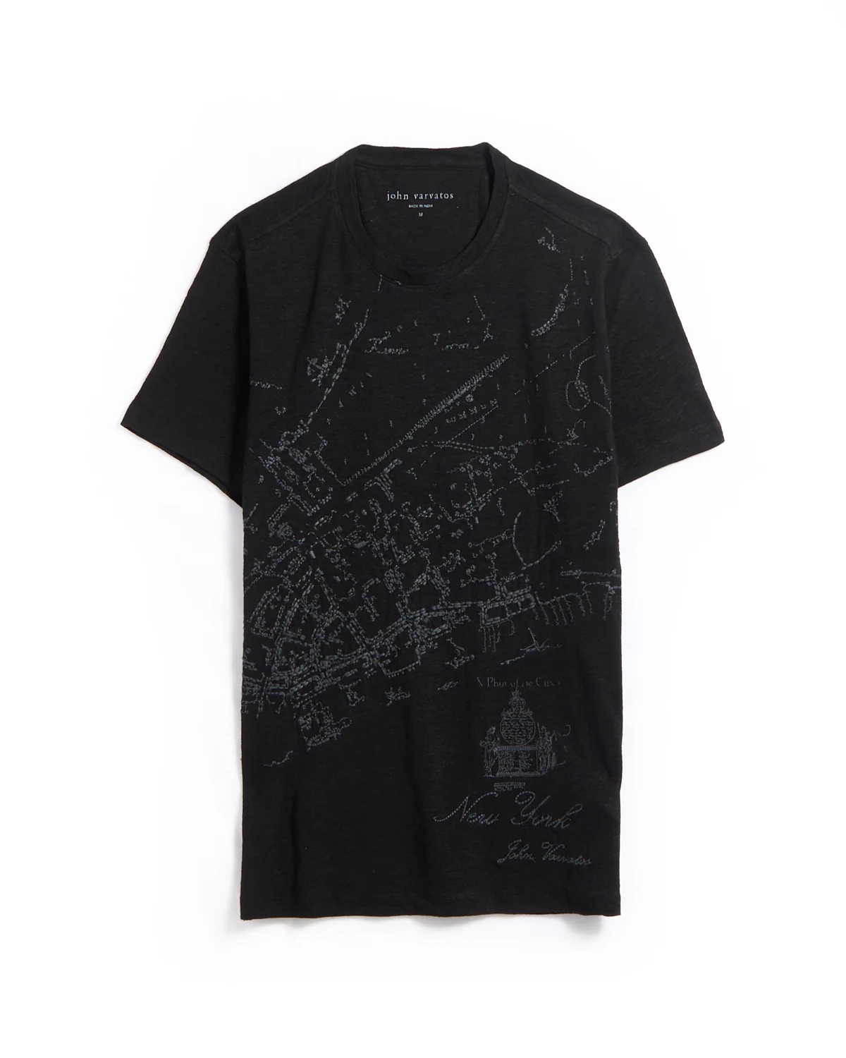 Embroidered Map Tee