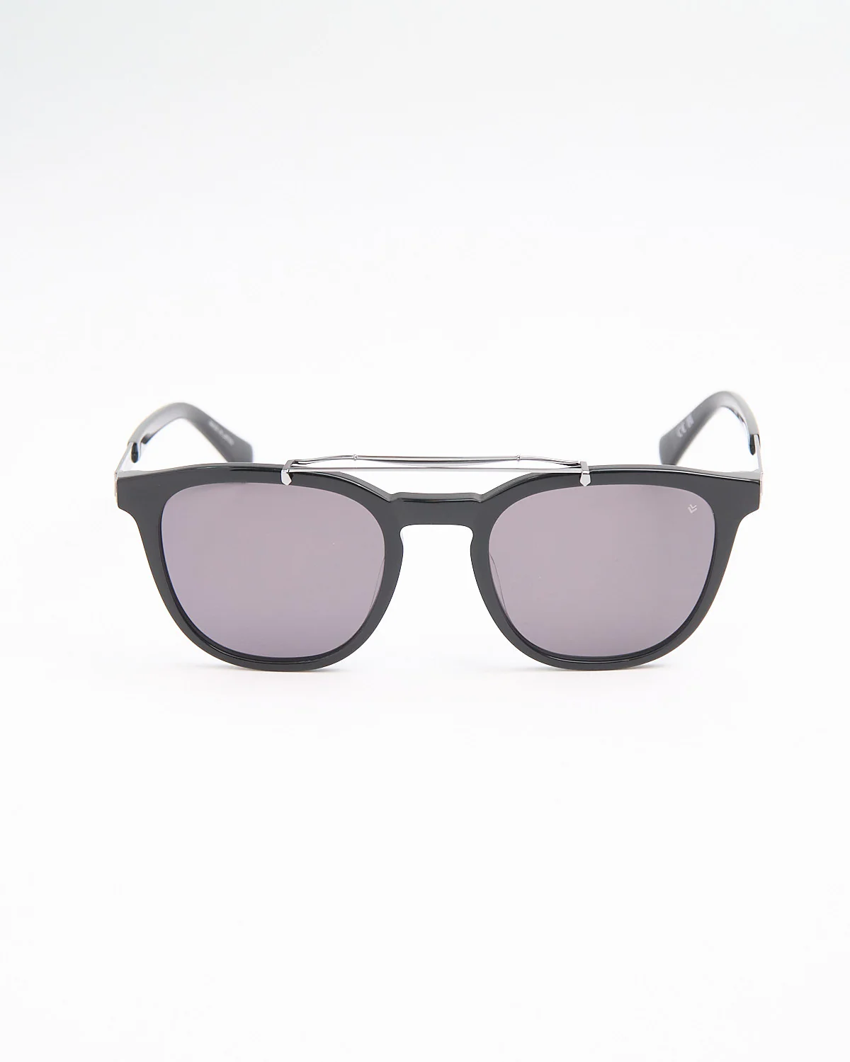 Black & Silver Double Bridge SJV565 Sunglasses