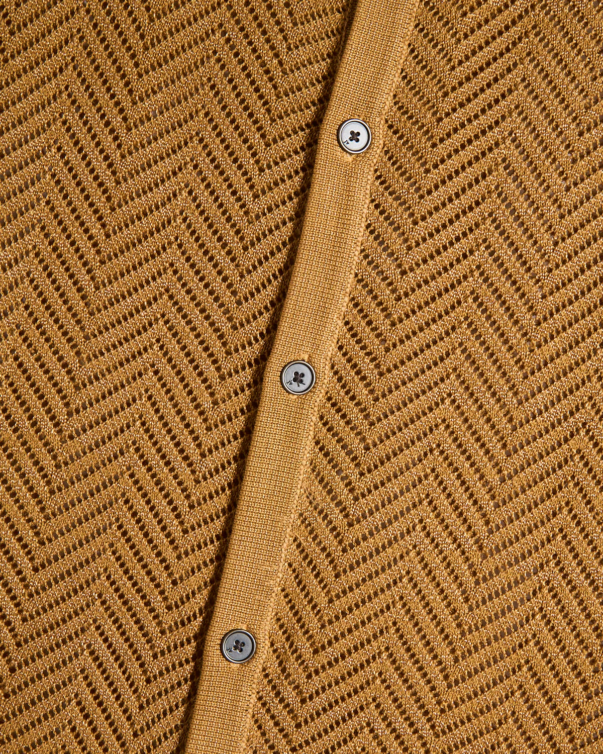 Ginsberg Ss Knit Herringbone Shirt - Image 5