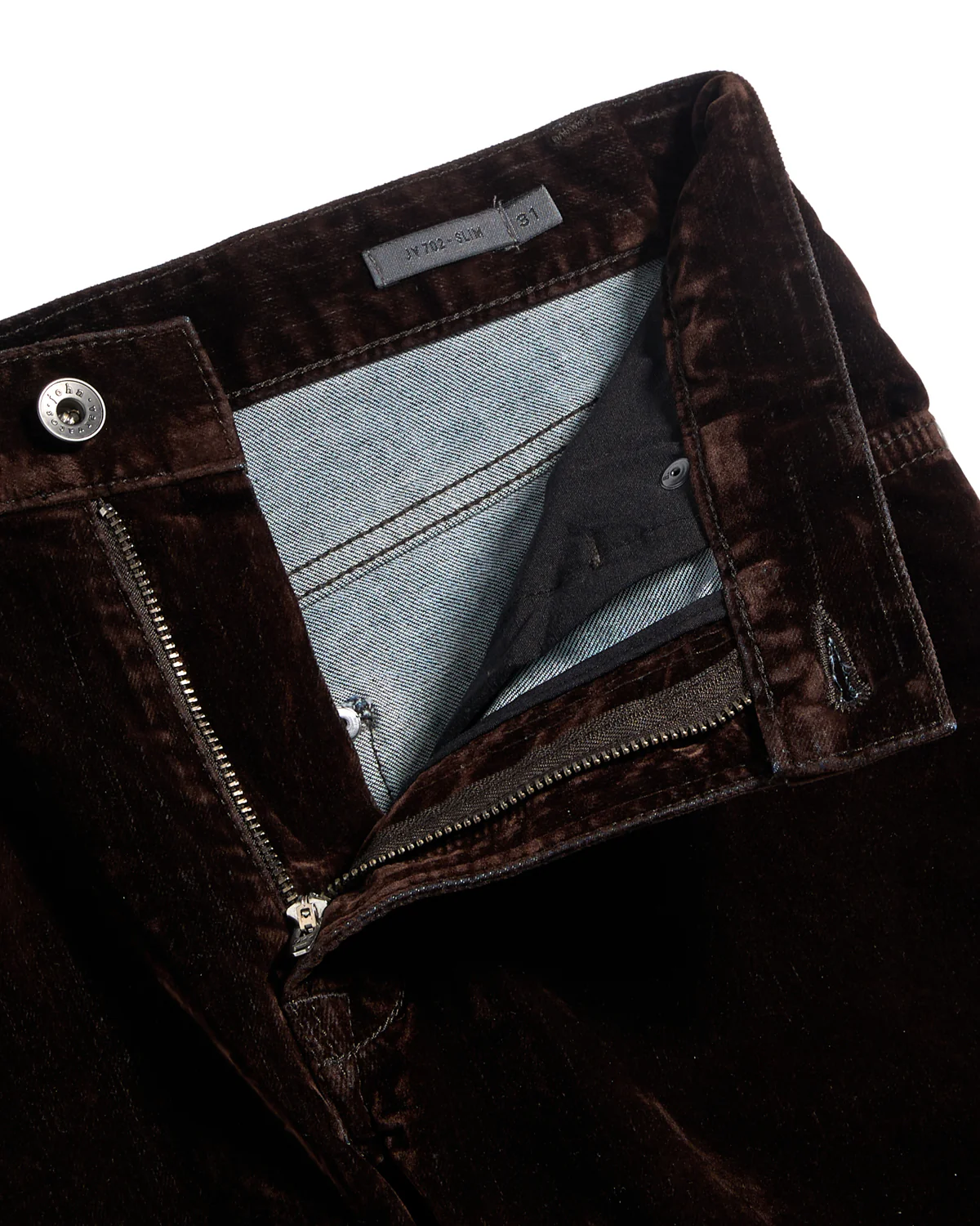 J702 Velvet 5 Pocket Pants - Image 2