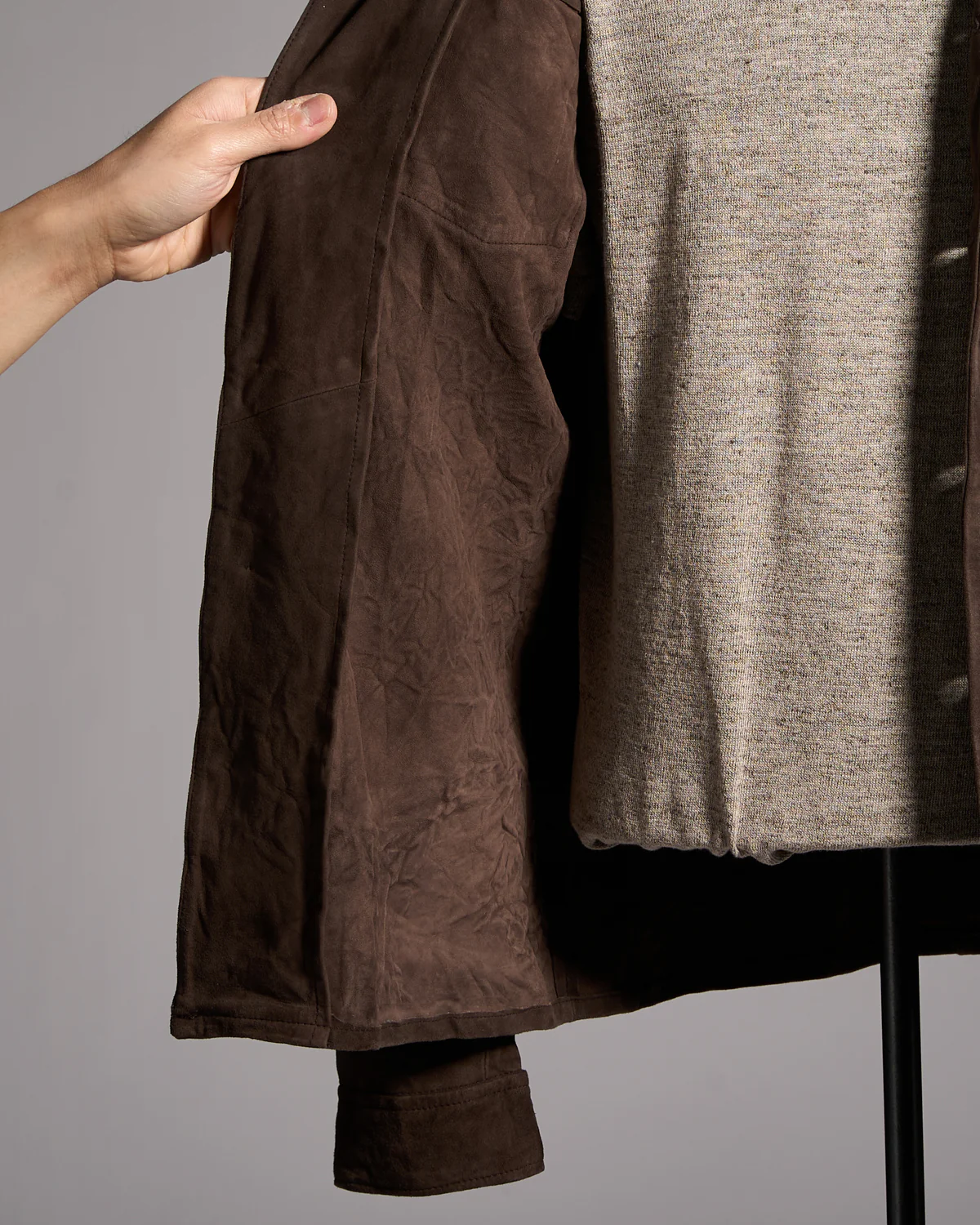 Jesse Leather Shirt Jacket - Image 9