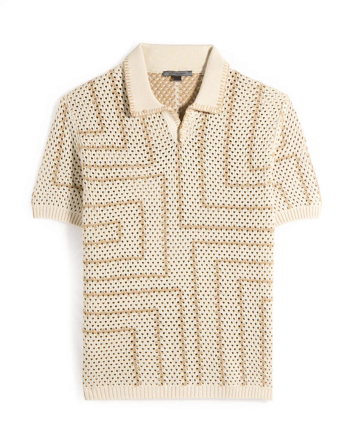 Lloys Ss Crochet Polo