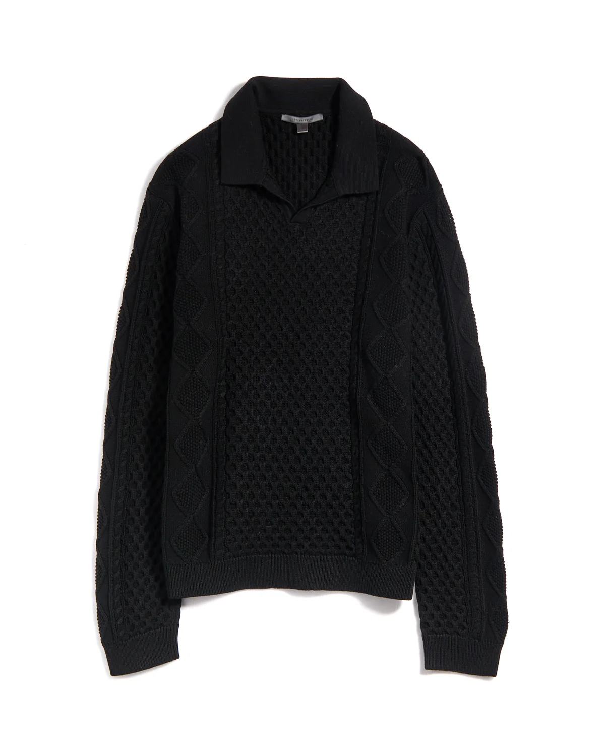 Ls Johnny Collar Cable Polo