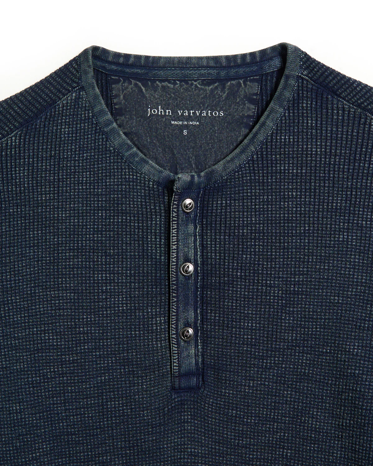 Mephis Waffle Henley - Image 2