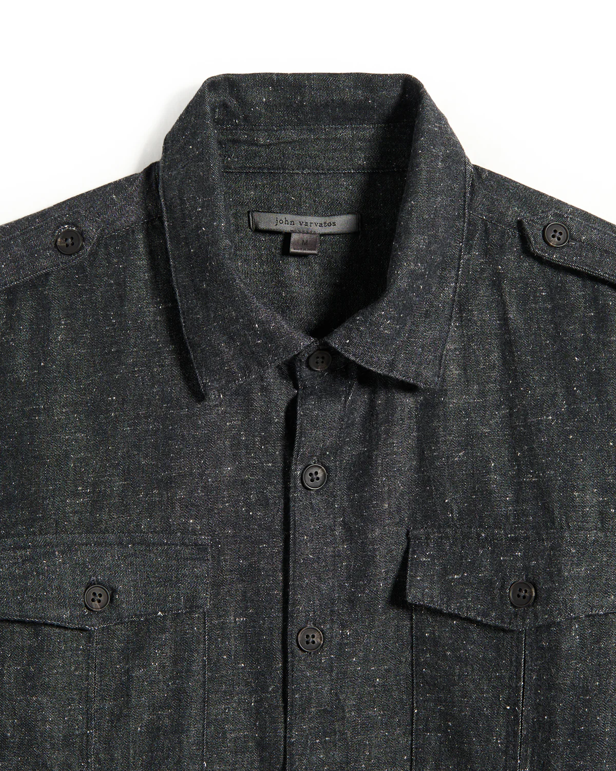 Oversized Shirt With Epaulettes - Image 2