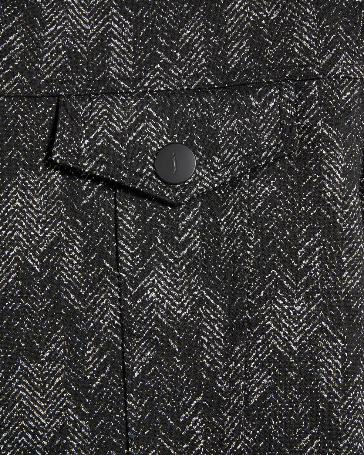Variegated Herringbone Fleece Lined Jacket - Image 4