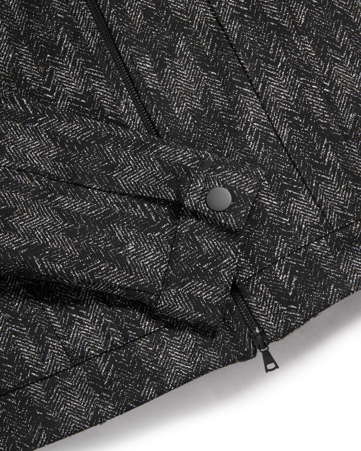 Variegated Herringbone Fleece Lined Jacket - Image 6