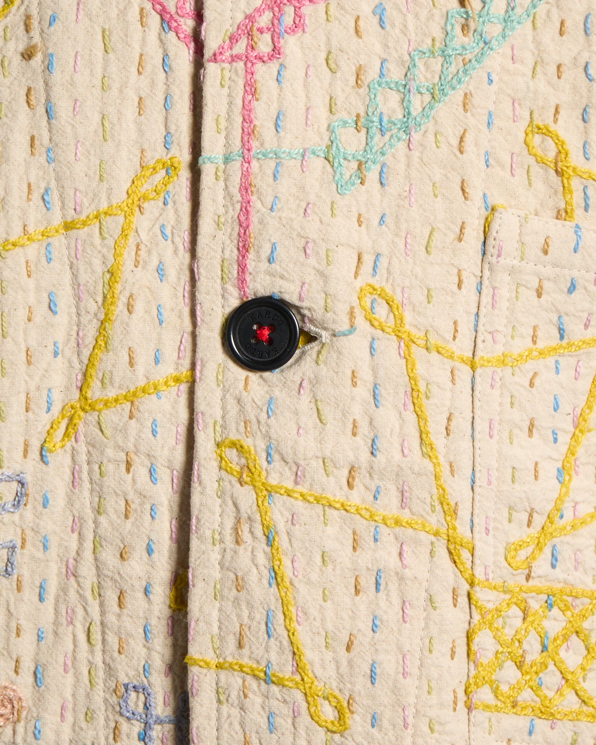 1 Of 1 Suzani  Hand Embroidered Jacket - Image 5