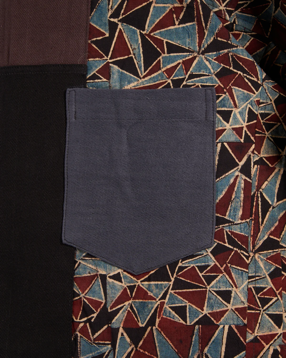 Alfred Handloom Cotton Patchwork Jacket - Image 3