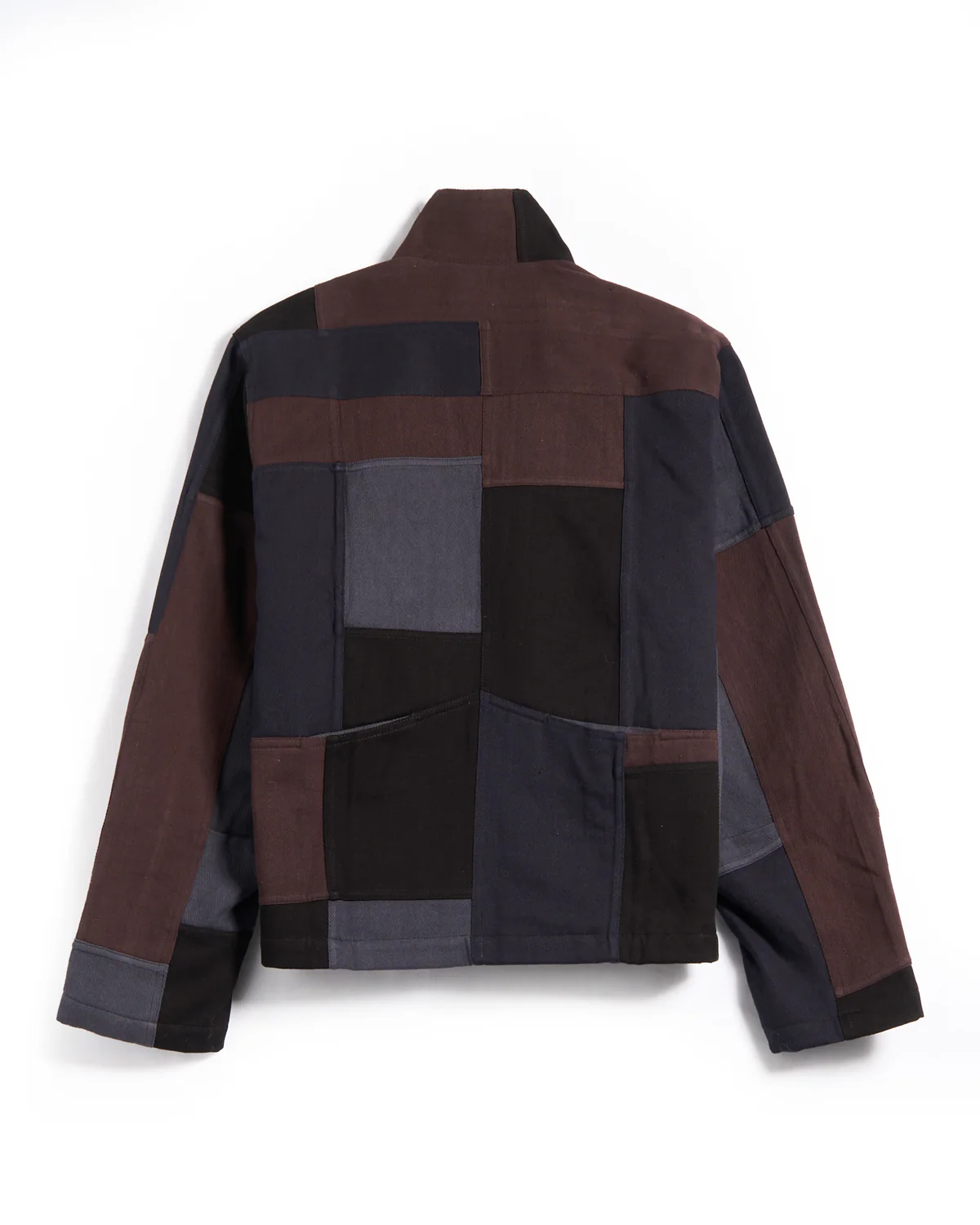 Alfred Handloom Cotton Patchwork Jacket - Image 4