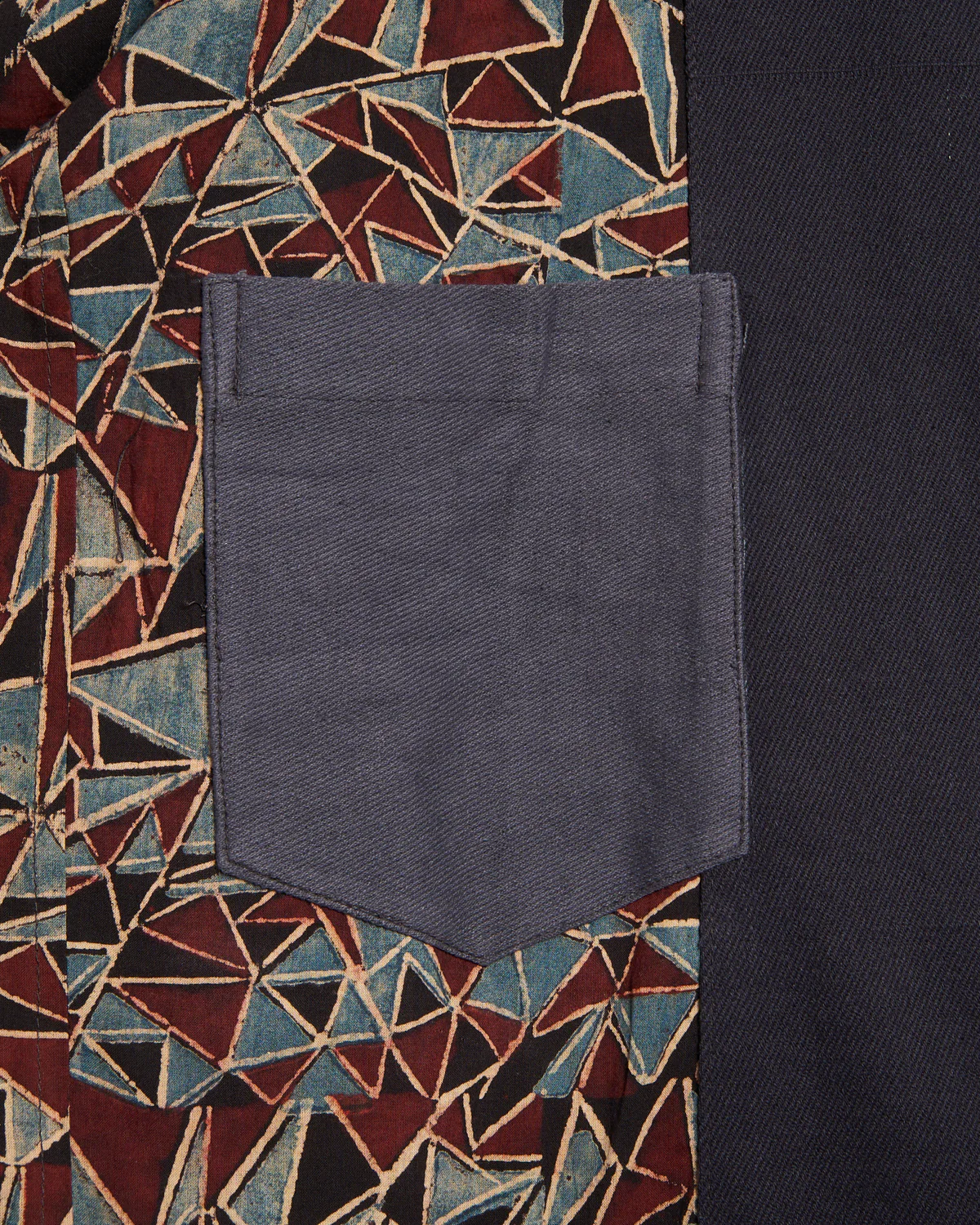 Alfred Handloom Cotton Patchwork Jacket - Image 5