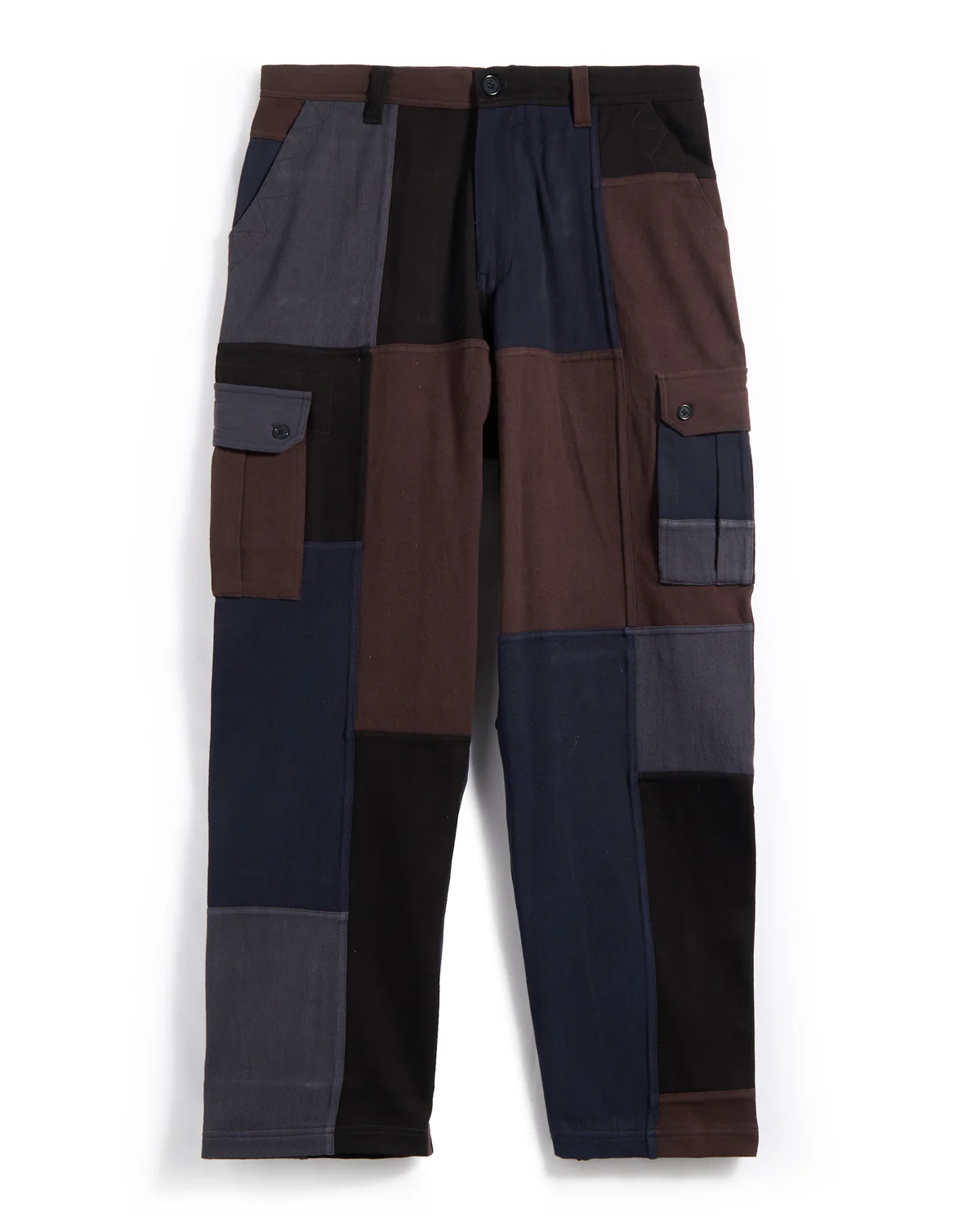 Ally Handloom Cotton Patchwork Trousers - Image 5