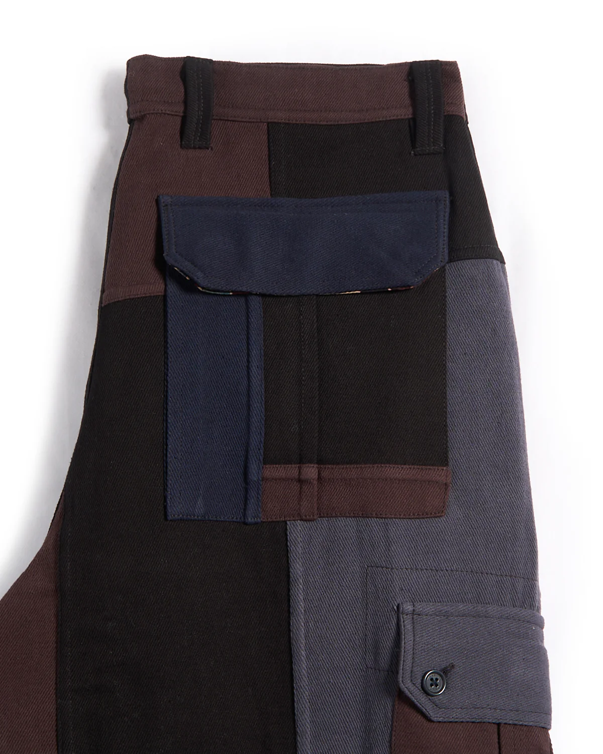Ally Handloom Cotton Patchwork Trousers - Image 8