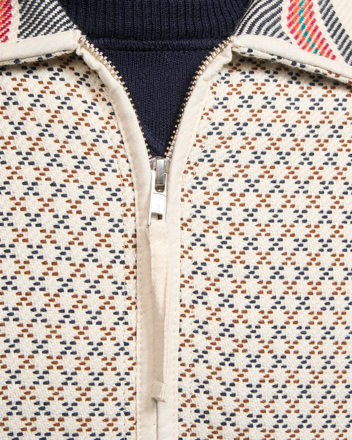 Amardeep Handloom Jacket In Natural - Image 5