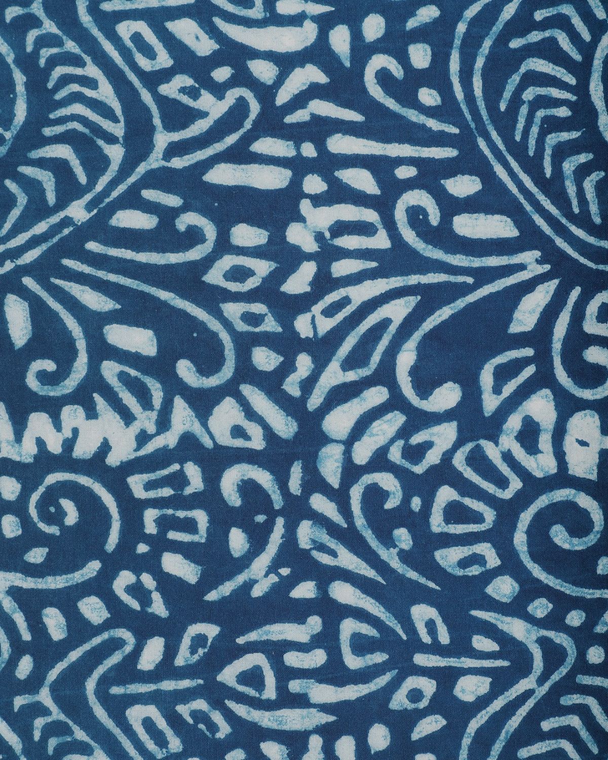 Boxy Fit 'Bodhi' Ultra Lightweight Blockprint Cotton 4 Button Jacket - Image 3