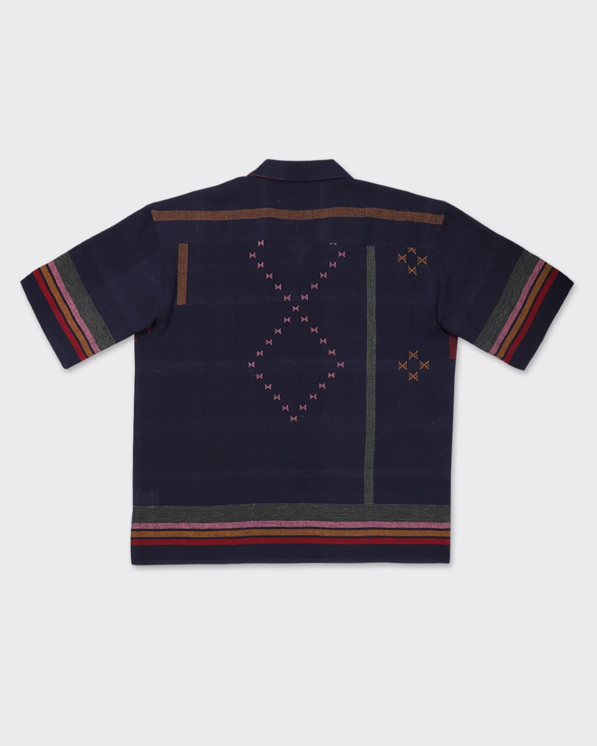 Boxy Oversized Vintage Inspired Camp Collar Shirt - Image 3